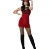 Smiffys Fever Satanic Witch Costume, Red