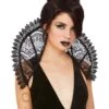 Smiffys Fever Gothic Lace Stand Up Collar