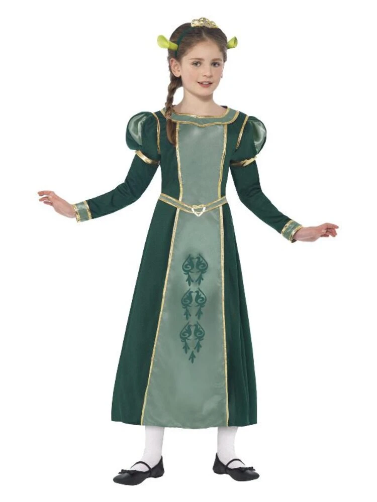 Smiffys Shrek Princess Fiona Costume, Green 1 Smiffys Shrek Princess Fiona Costume, Green