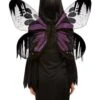 Smiffys Dark Botanicals Moth Wings, Purple