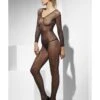 Smiffys Fishnet Body Stocking, Black