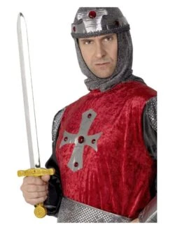 Smiffys Knights Sword, Silver