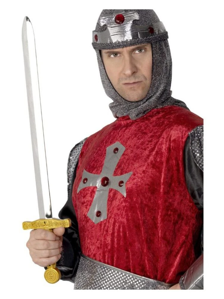 Smiffys Knights Sword, Silver 1 Smiffys Knights Sword, Silver