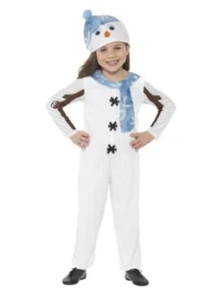Smiffys Snowman Toddler Costume, White