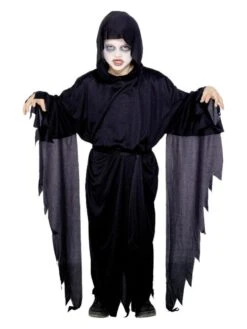 Smiffys Screamer Ghost Costume, Black