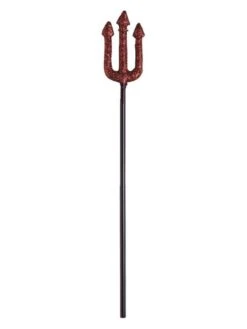 Smiffys Glitter Trident, Red