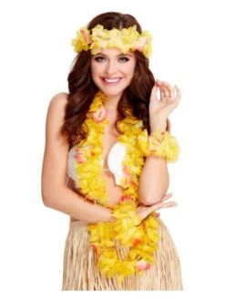 Smiffys Hawaiian Set, Yellow