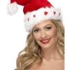 Smiffys Light Up Santa Hat, Red