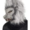 Smiffys Werewolf Latex Mask, Grey