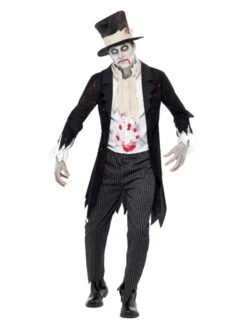 Smiffys Till Death Do Us Part Zombie Groom Costume, Black