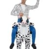 Smiffys Piggyback Cow Costume, Black