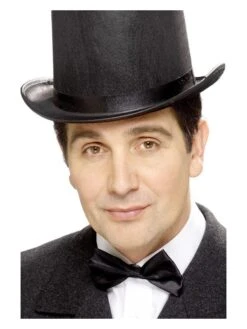 Smiffys Tales Of Old England Satin Bow-Tie, Black