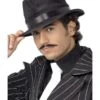 Smiffys Indestructible Fedora Hat, Black