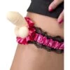 Smiffys Hen Night Plush Willy Garter, Pink