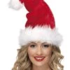 Smiffys Santa Hat, Red