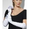 Smiffys Temptress Gloves, White