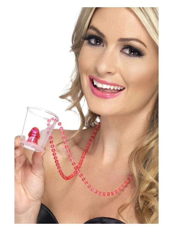 Smiffys Hen Night Willy Shot Glass, Pink 1 Smiffys Hen Night Willy Shot Glass, Pink