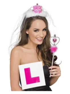 Smiffys Hen Party Kit, Pink & White