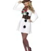 Smiffys Miss Snowman Costume, White
