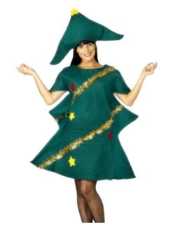 Smiffys Christmas Tree Costume, Green