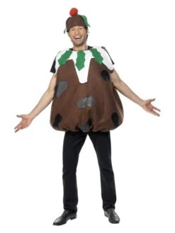 Smiffys Christmas Pudding Costume, Brown