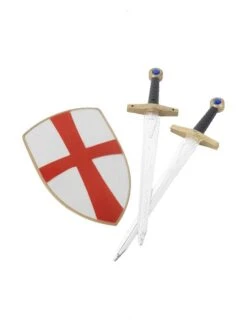 Smiffys Knight Crusader Set, White