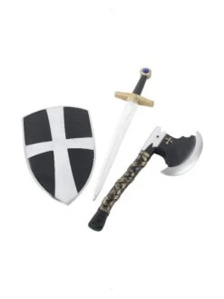 Smiffys 3 Piece Crusader Set, White