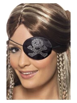 Smiffys Pirates Eyepatch, Black