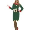 Smiffys Elf Costume, Green