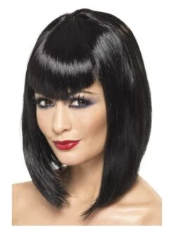 Smiffys Vamp Wig, Black