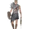 Smiffys Zombie Gladiator Costume, Black