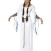 Smiffys Medieval Maid Costume, White