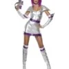 Smiffys Fever Space Cadet Costume, Silver Metallic