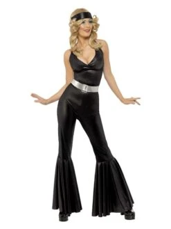 Smiffys 70s Diva Costume, Black