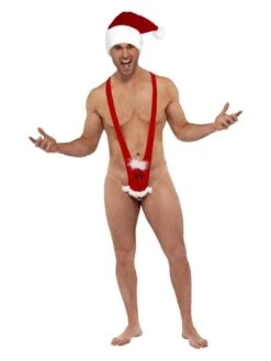 Smiffys Santa Kini, Red