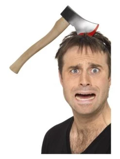 Smiffys Hatchet Through The Head, Silver