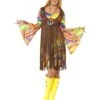 Smiffys 60s Groovy Lady, Brown