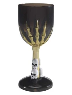 Smiffys Gothic Wine Glass, Black