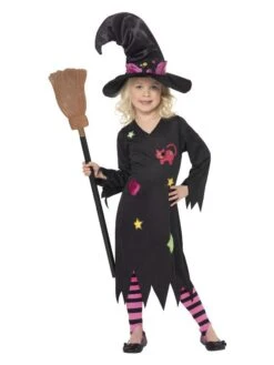 Smiffys Cinder Witch Costume, Black