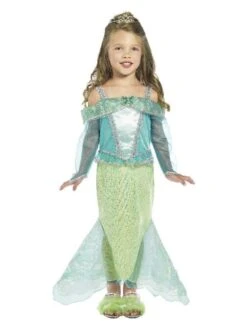 Smiffys Mermaid Princess Costume, Green