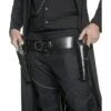 Smiffys Authentic Western Belt & 2 Holsters, Black