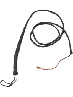 Smiffys Long Bull Whip, Black