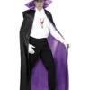 Smiffys Count Reversible Cape, Black