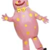 Smiffys Mr Blobby Costume, Pink