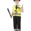Smiffys Police Costume, Black