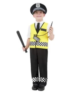 Smiffys Police Costume, Black