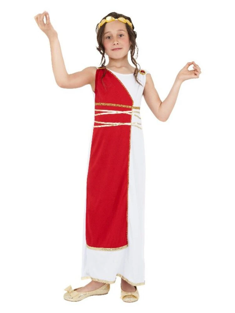 Smiffys Grecian Girl Costume, Red 1 Smiffys Grecian Girl Costume, Red