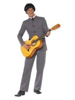 Smiffys Fab Four Iconic Costume, Grey
