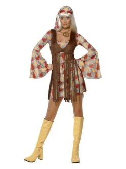 Smiffys 60s Groovy Baby, Patterned