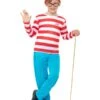 Smiffys Where’s Wally? Costume, Red & White